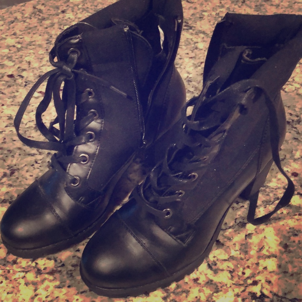 Black XoXo booties
